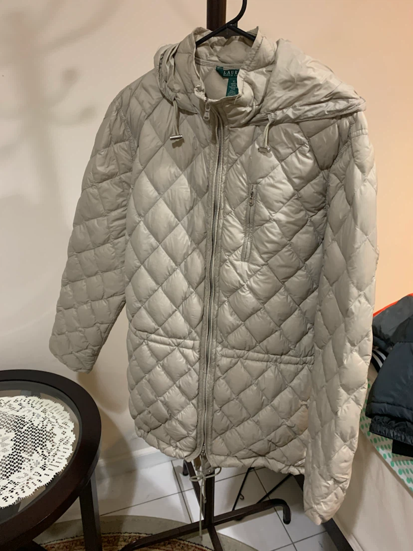 Original Lauren Ralph Lauren Quilted Hooded Jacket