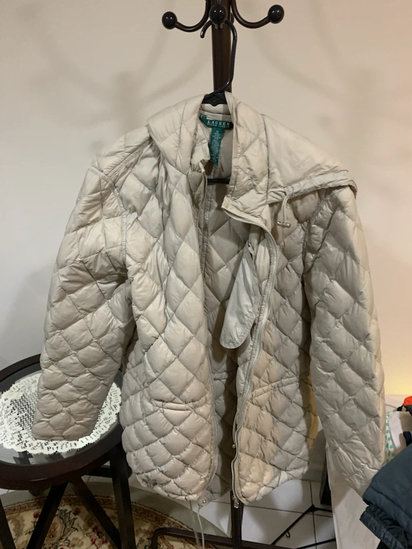 Original Lauren Ralph Lauren Quilted Hooded Jacket - photo 2