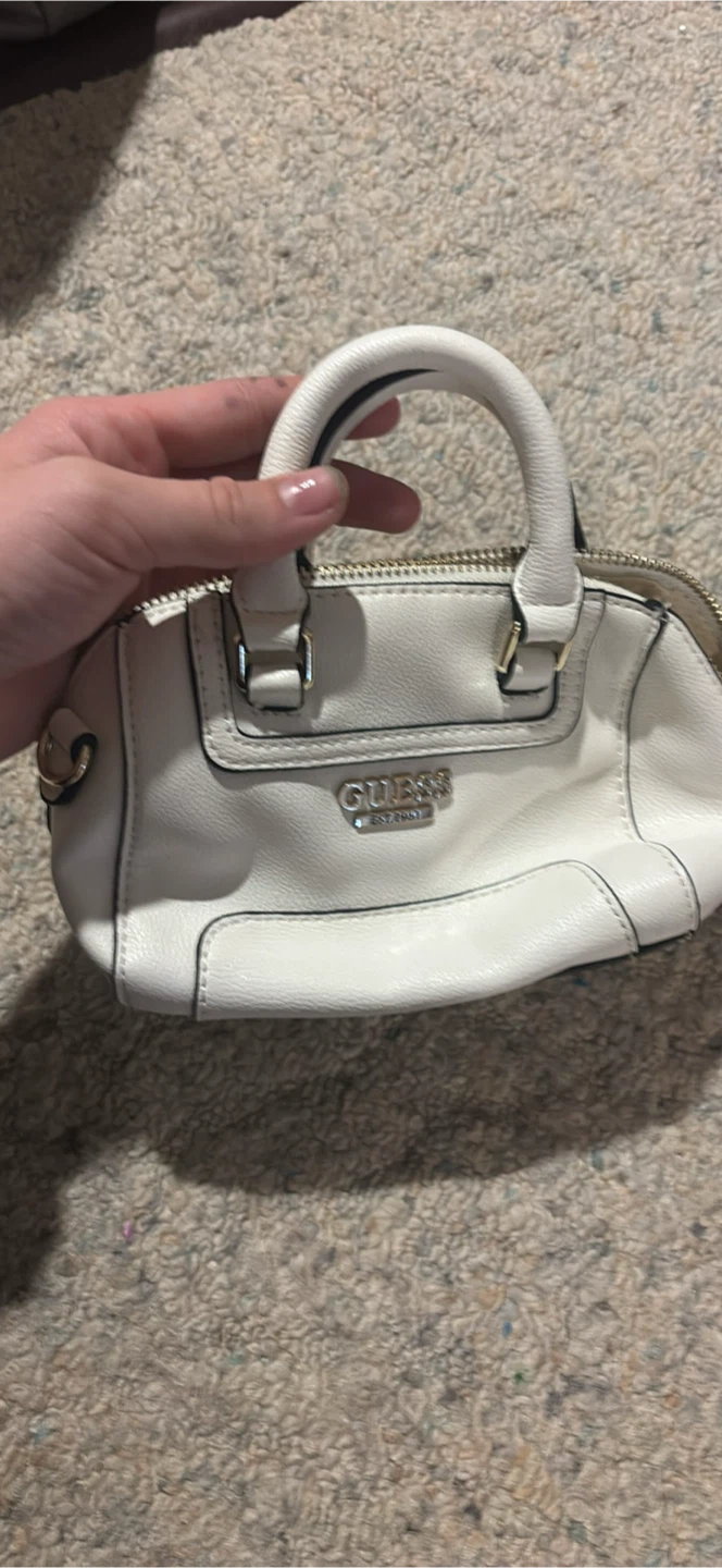 Guess White Mini Handbag
