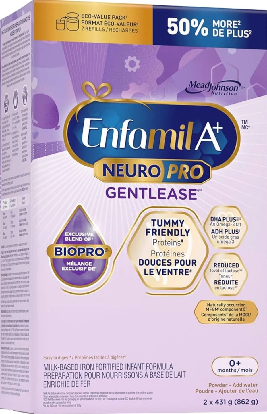 Enfamil A+ Neuro Pro Gentlease Infant Formula Refill