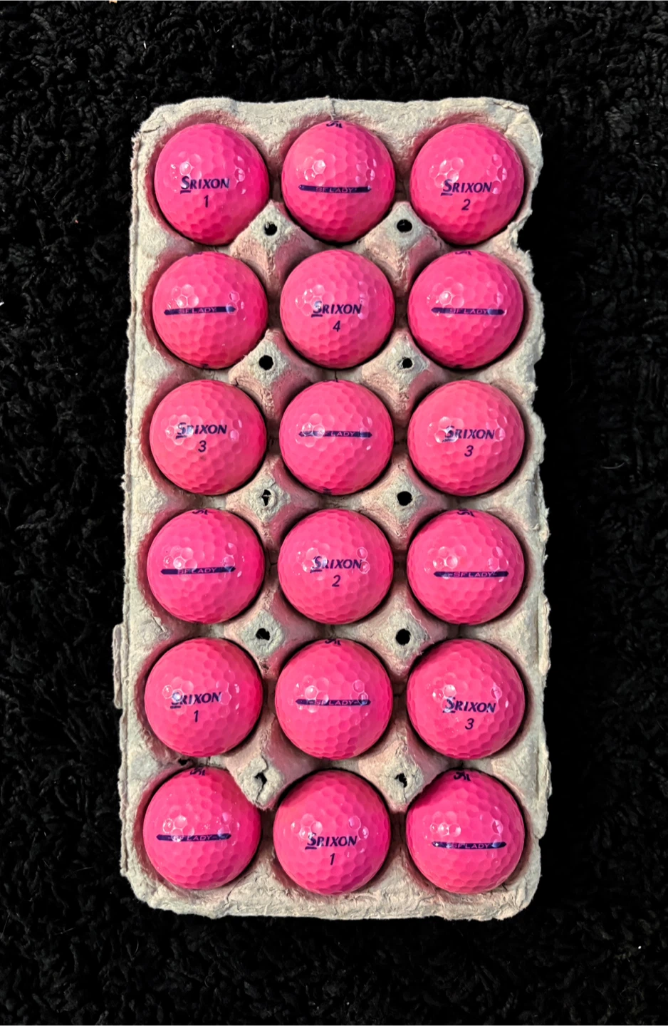 18 Srixon Soft Feel SF Lady Pink Golf Balls - photo 2