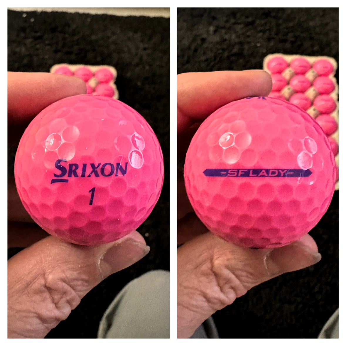 18 Srixon Soft Feel SF Lady Pink Golf Balls - photo 3