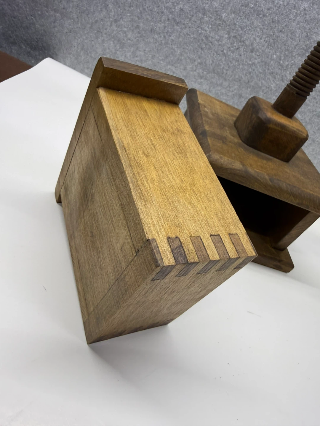 Wooden Adjustable Double Candle Holder Stand Drawer Shaker - photo 5