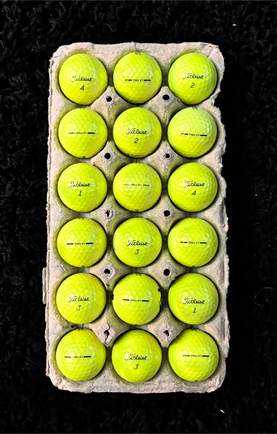18 Titleist ProV1 Yellow Golf Balls - photo 2