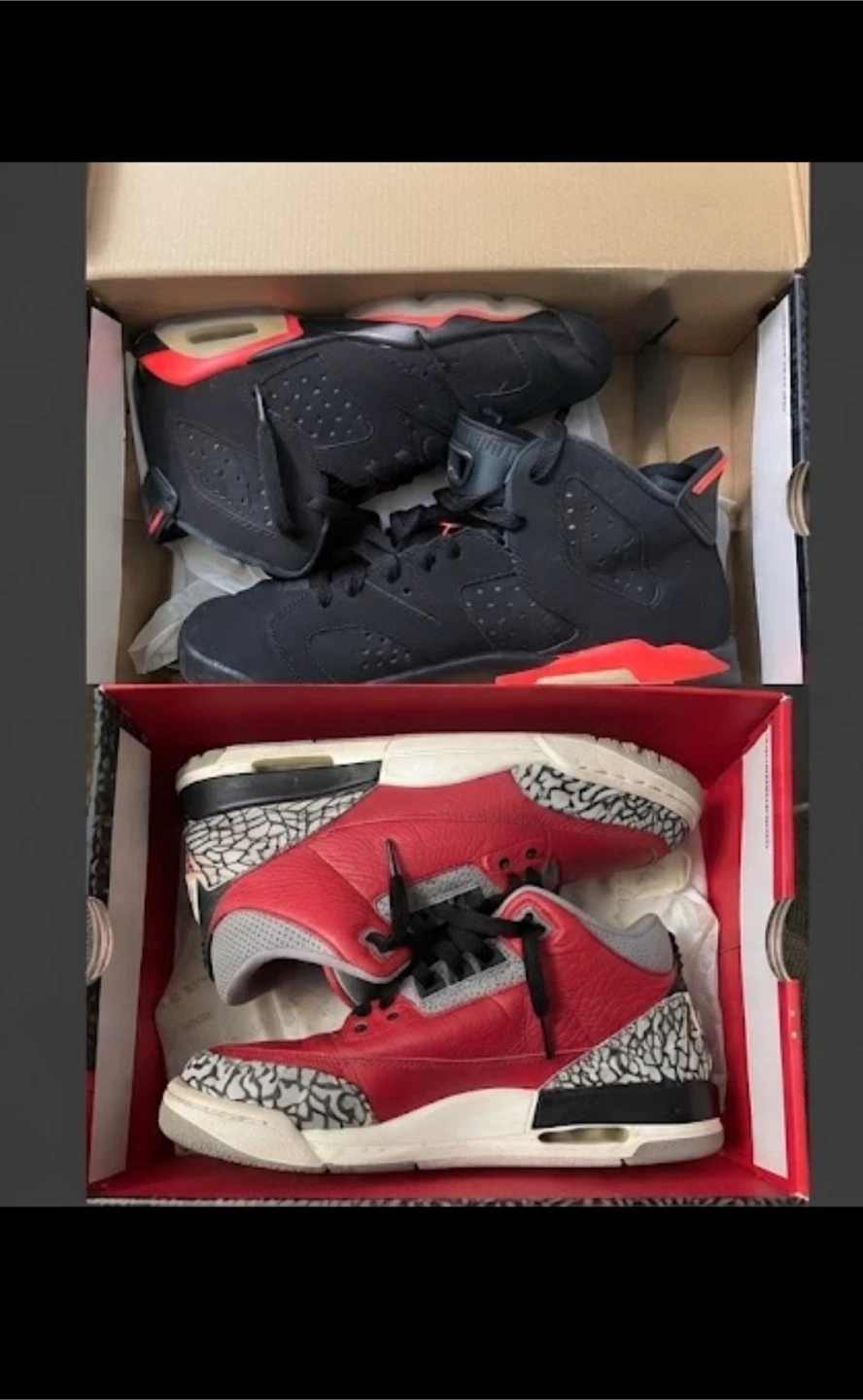 Nike Air Jordan 3 & 6 Sneakers (Sz 5Y)