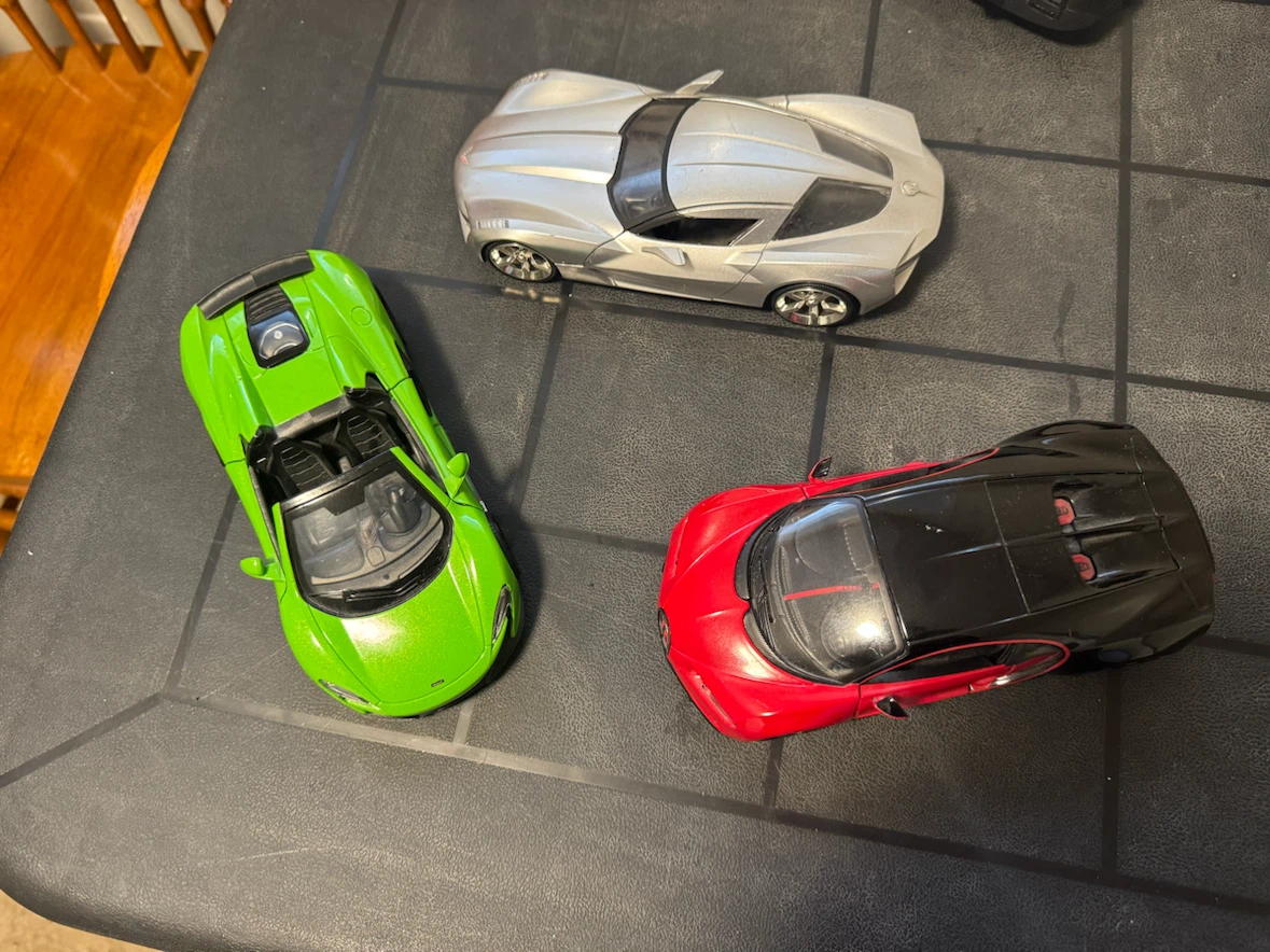 Diecast Supercars. $15 each