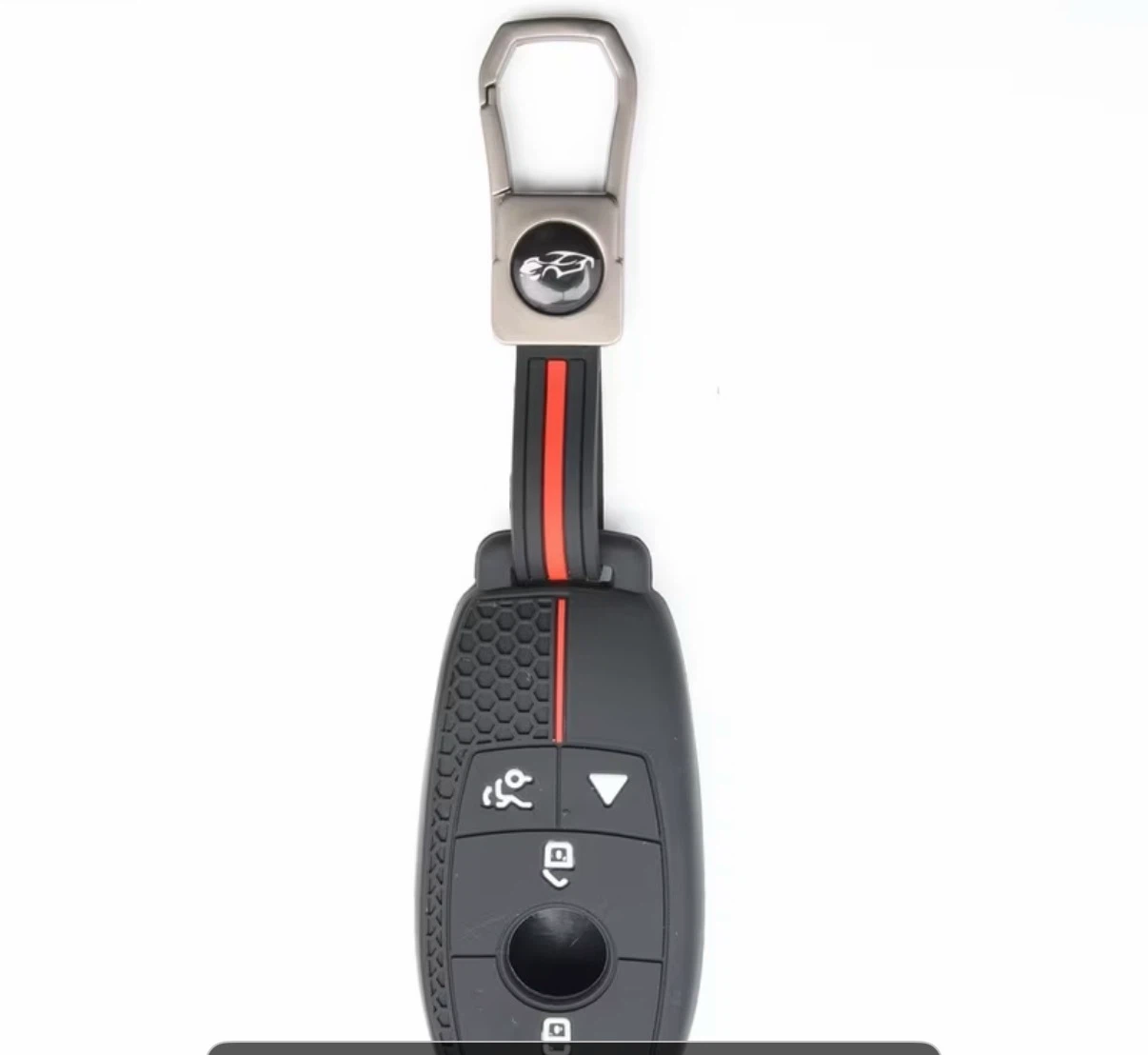 MERCEDES BENZ Silicone Car Key Fob Cover with Keychain