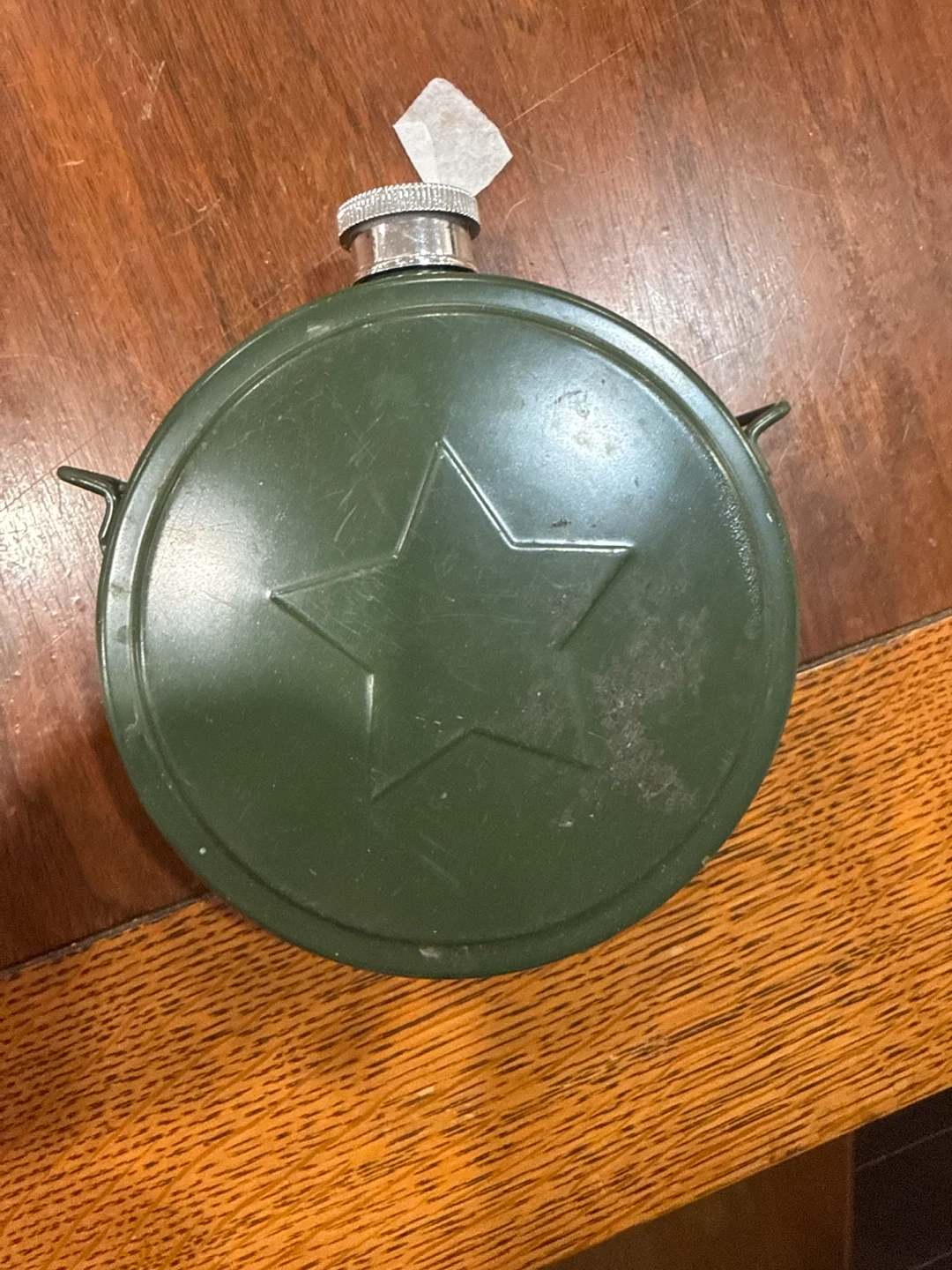 Vintage Military Helmets and Canteen - photo 4