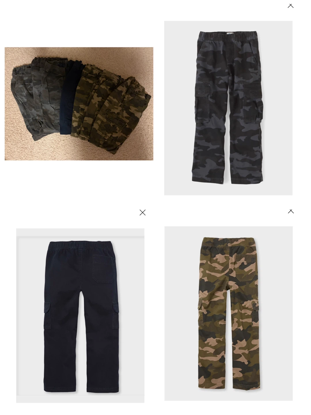 Boys Cargo Pants - size 16