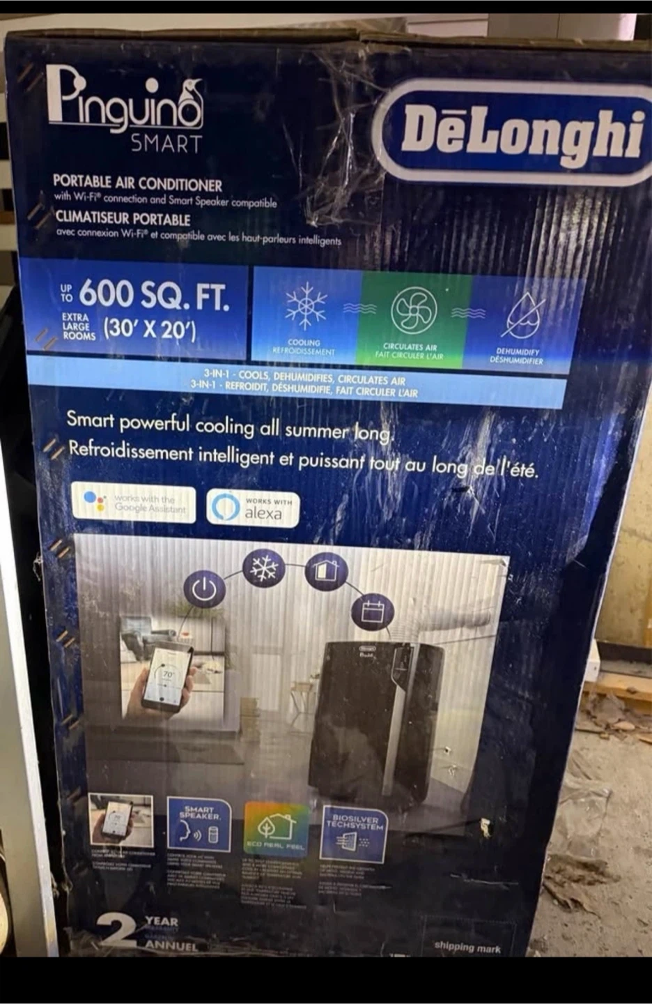 De'Longhi Pinguino Smart Portable AC — 14,000 BTU, Wifi - photo 3