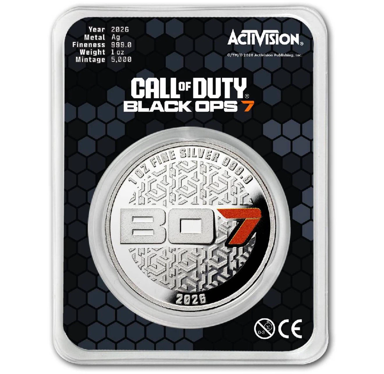 2026 Call of Duty Black Ops 7 1oz Commemorative Coin - photo 2
