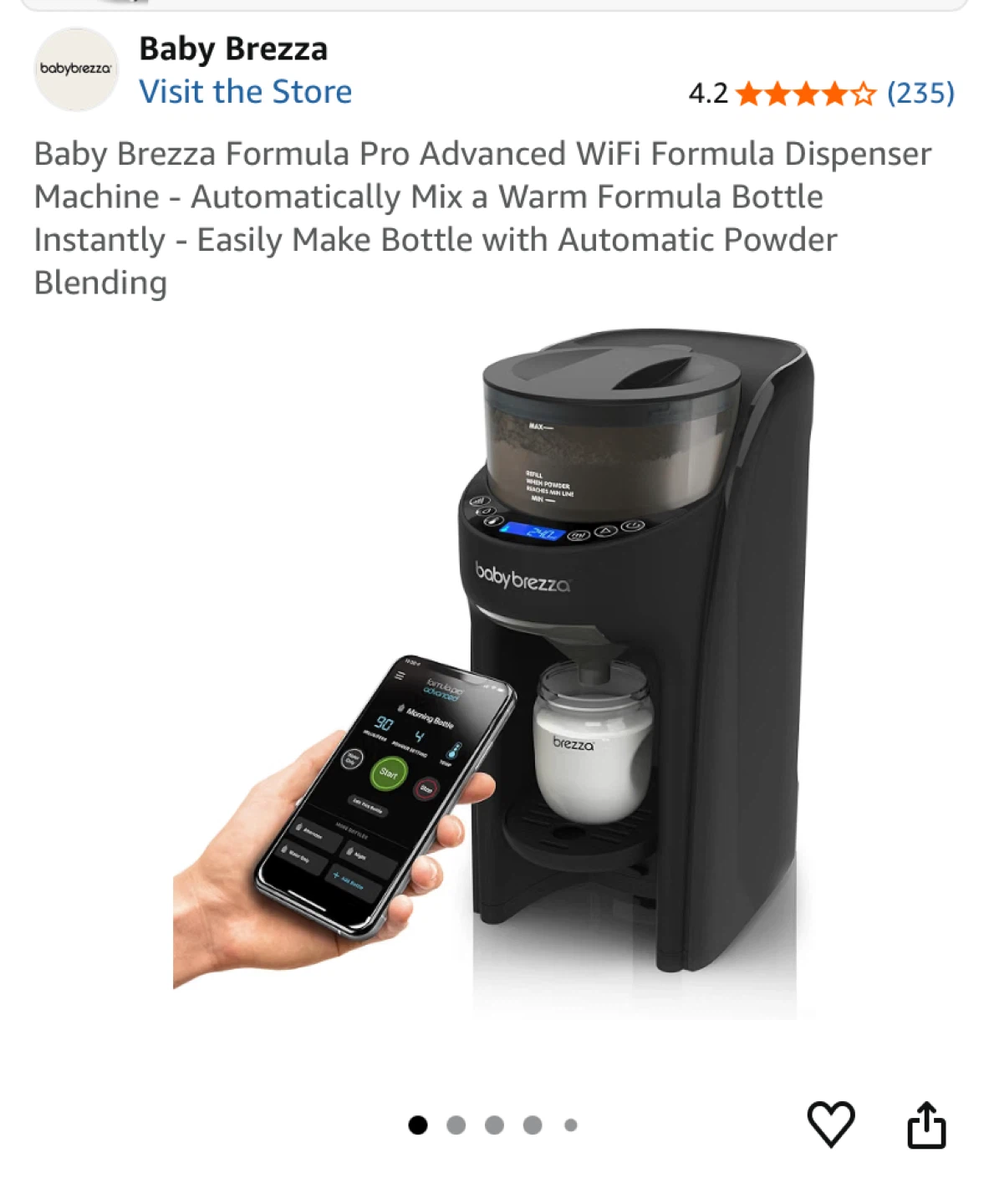 Baby Brezza Formula Pro Advanced WiFi