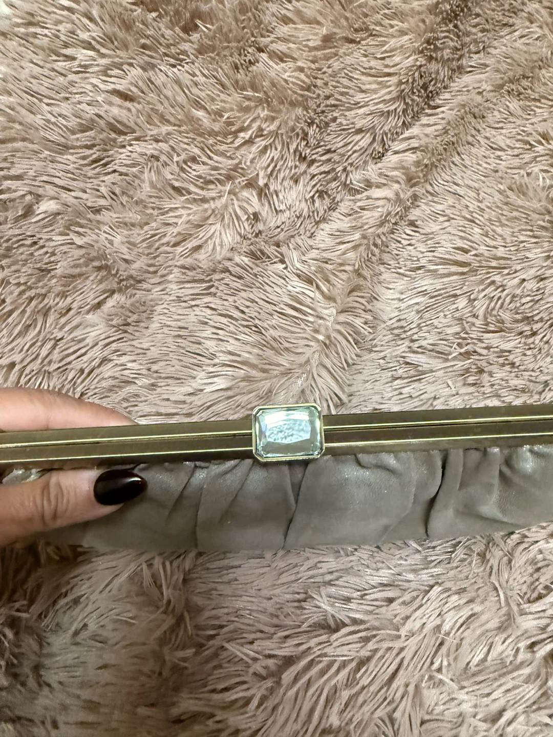 Accessorize Gold- Metallic Clutch Bag - photo 4