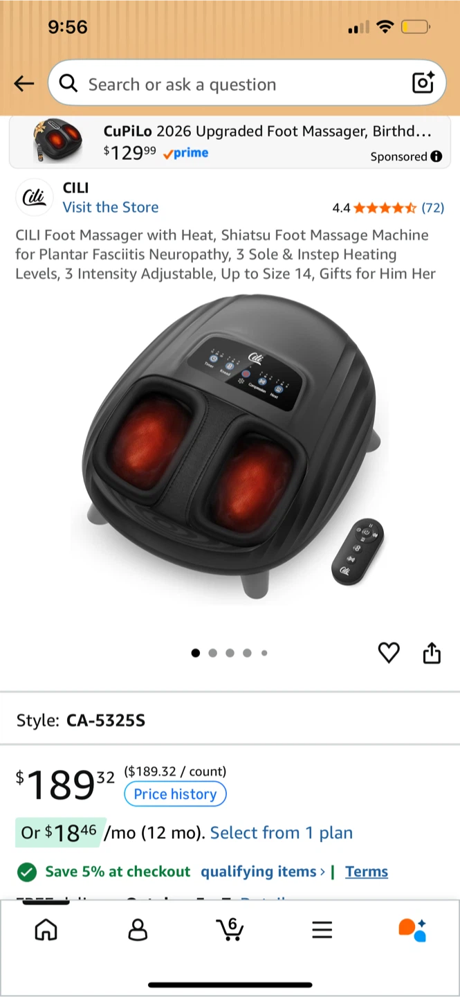 Cili Foot Massager CL-5325 - photo 5
