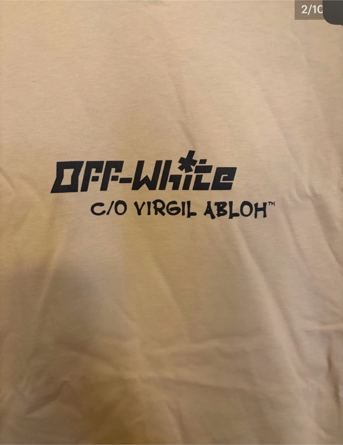 Off-White Slim Fit Short Sleeve Cryst Croco Tee - photo 2