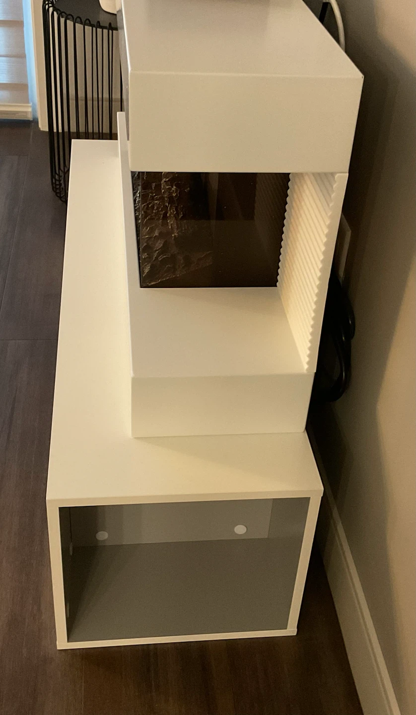White Electric Fireplace Heater - photo 3