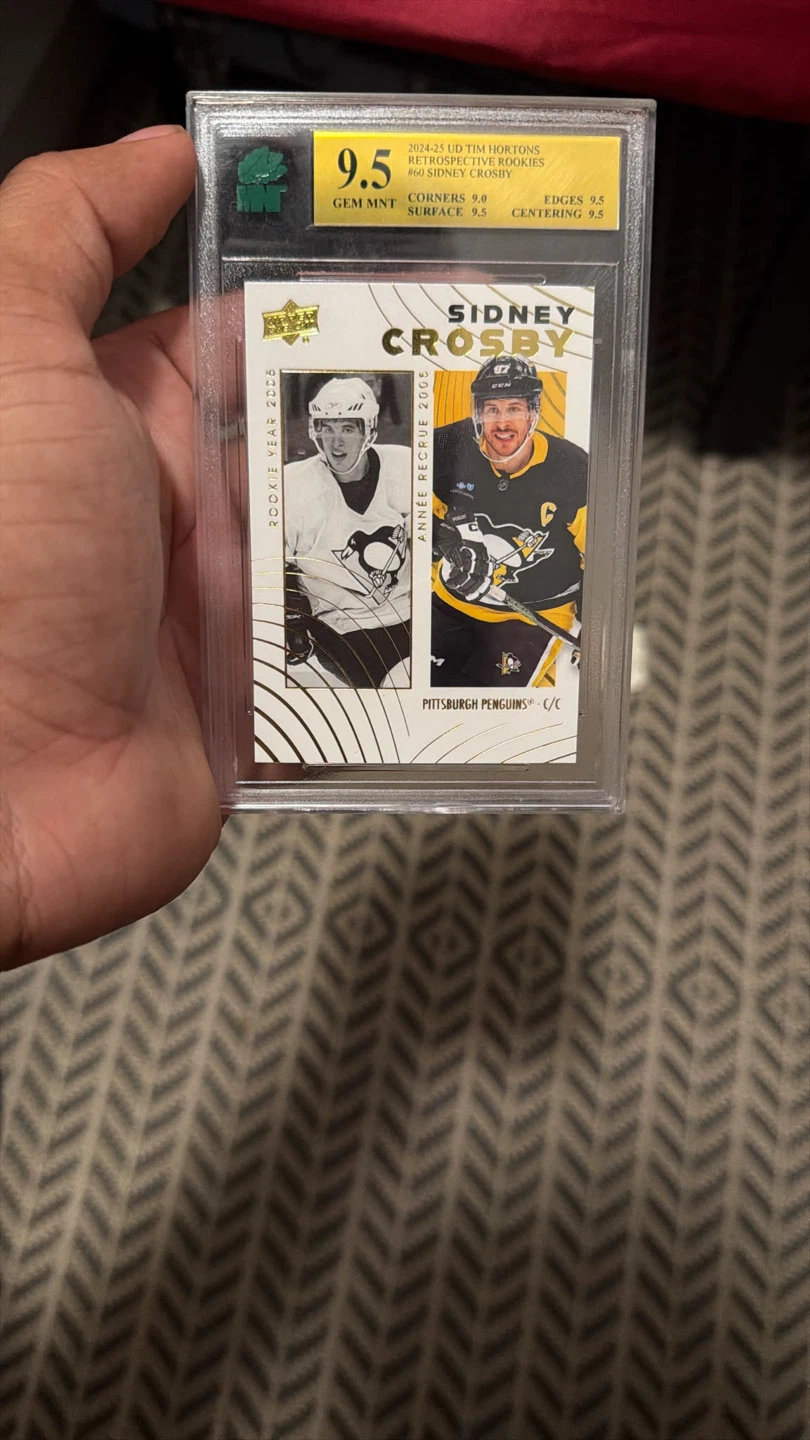 2024-25 Tim Hortons Sidney Crosby Retrospective Slab GM9.5