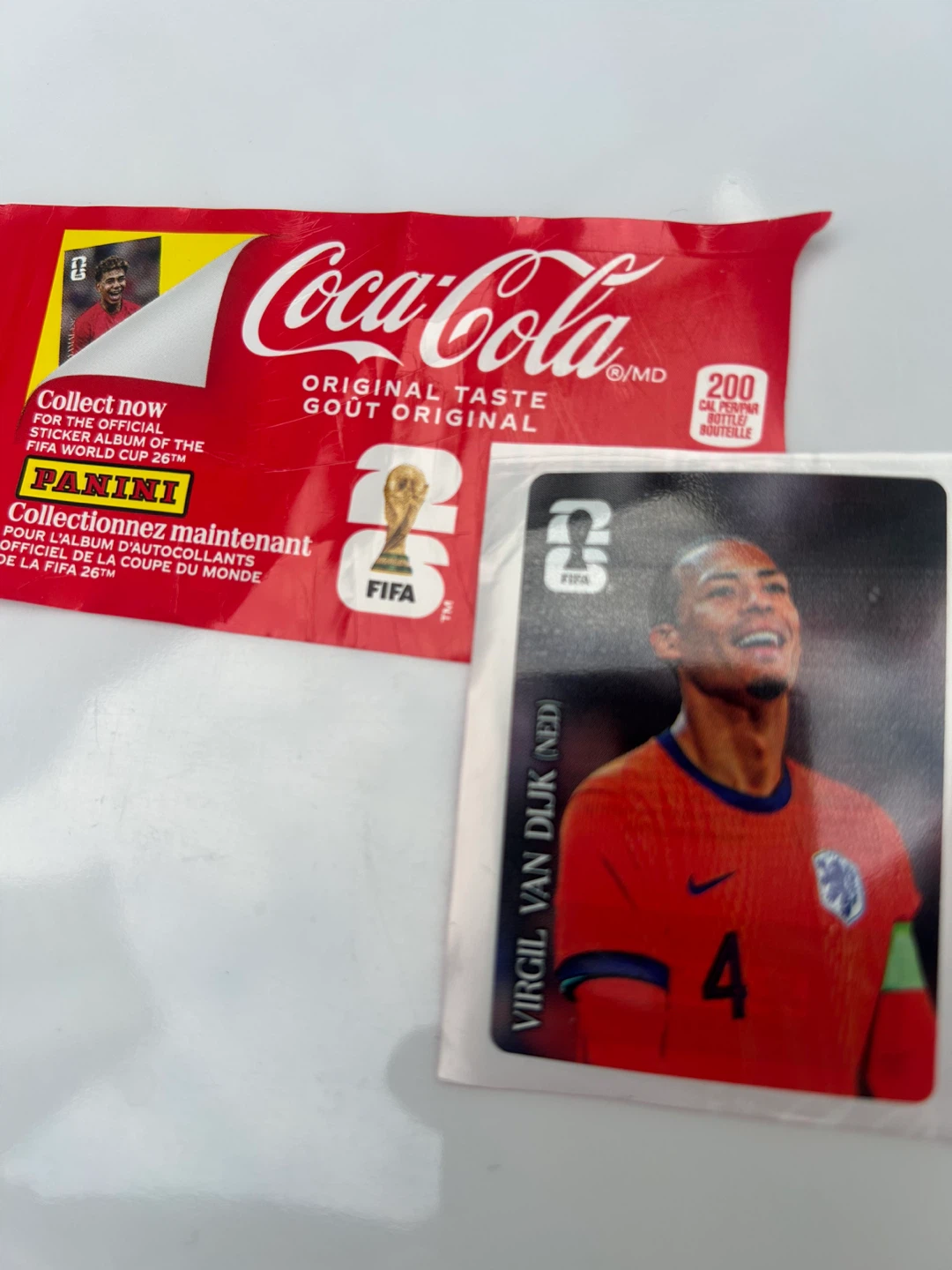Panini FIFA World Cup 26 Virgil van Dijk Sticker