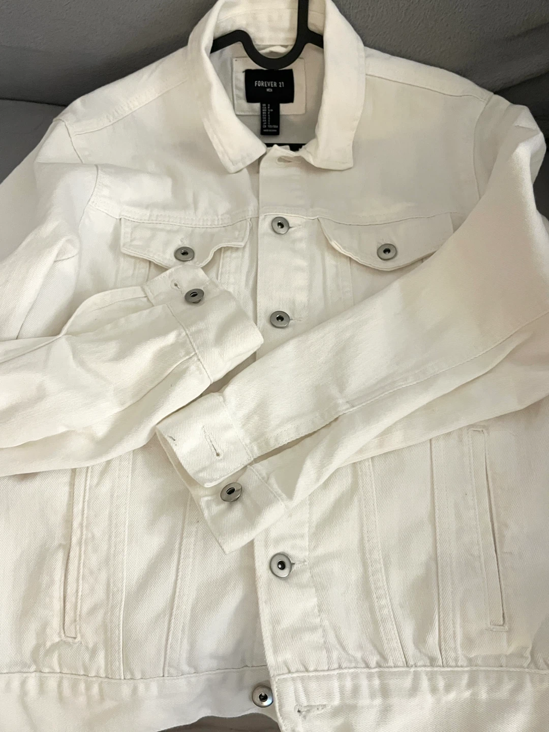 Forever 21 White Denim Jacket - photo 4
