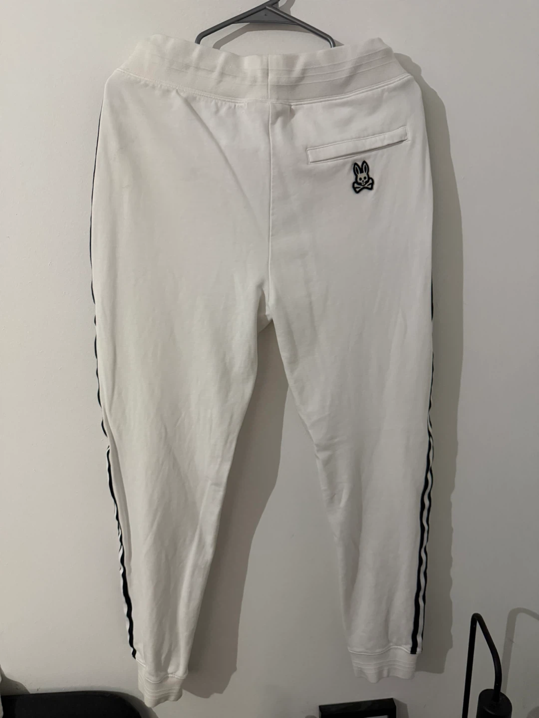 Psycho Bunny White Joggers