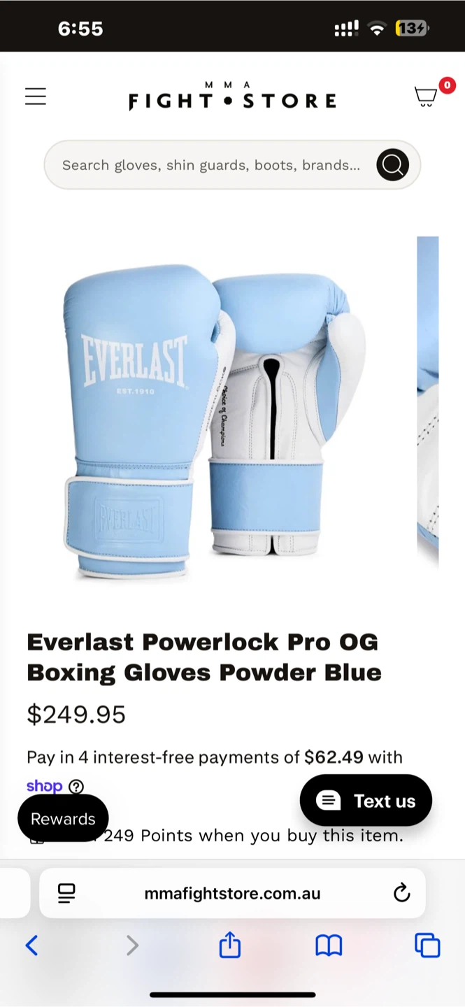 Everlast Powerlock Pro OG Boxing Gloves 16oz - photo 5