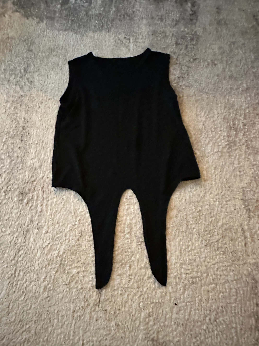 H&M Black Tie-Front Tank Top - photo 4