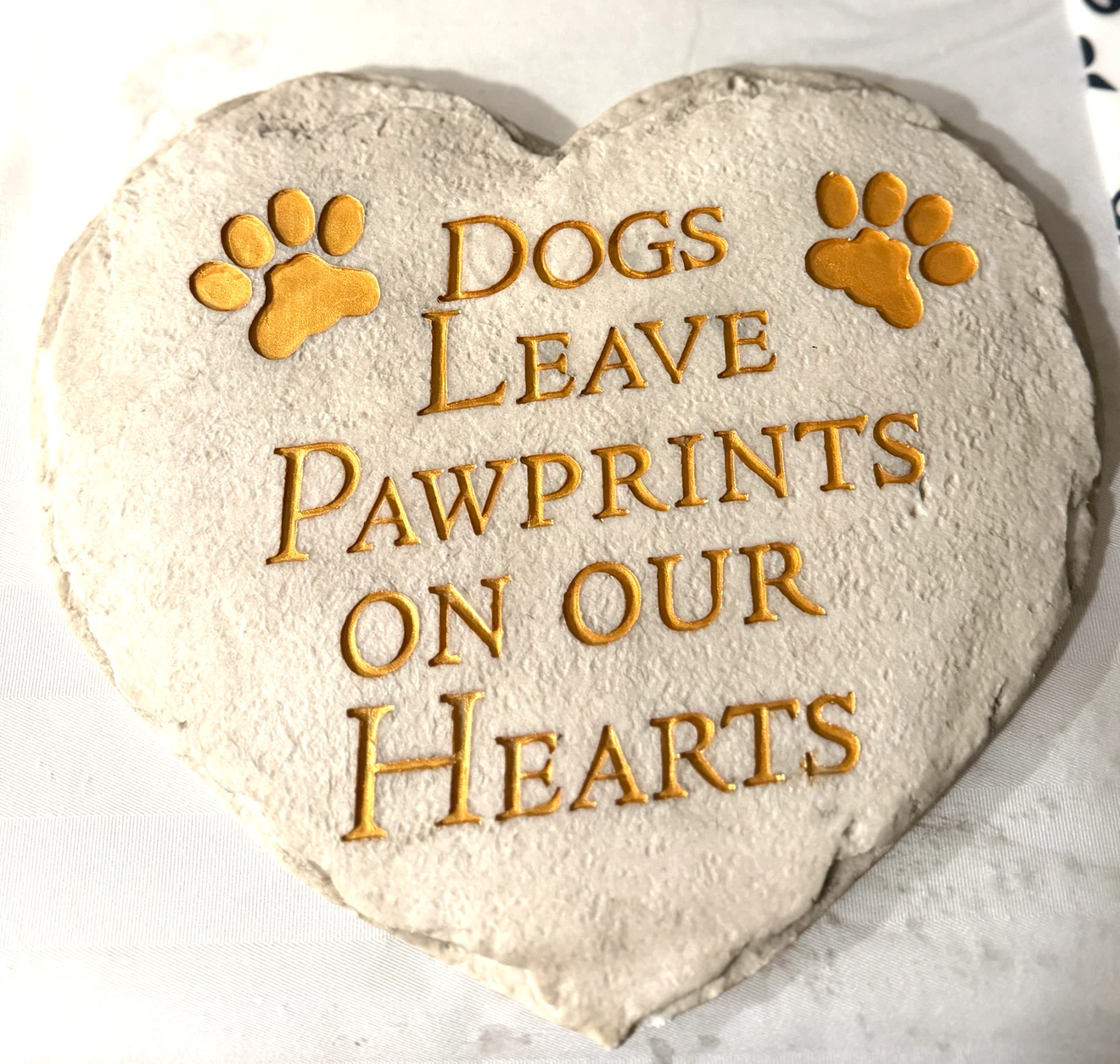 Spoontiques Dogs Leave Pawprints Stepping Stone