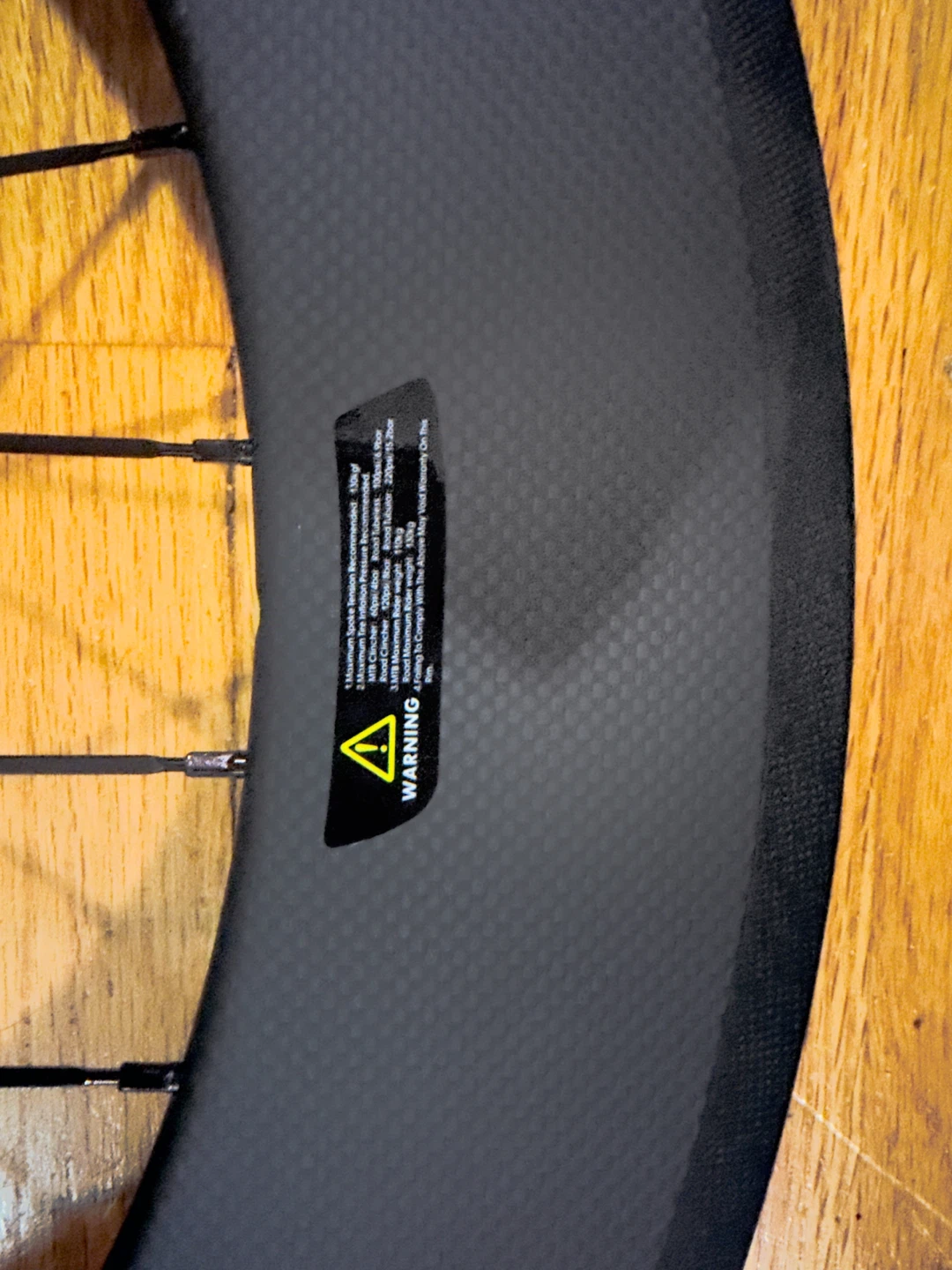 Carbon Fiber 700c track rim 88mm (REAR) - photo 3