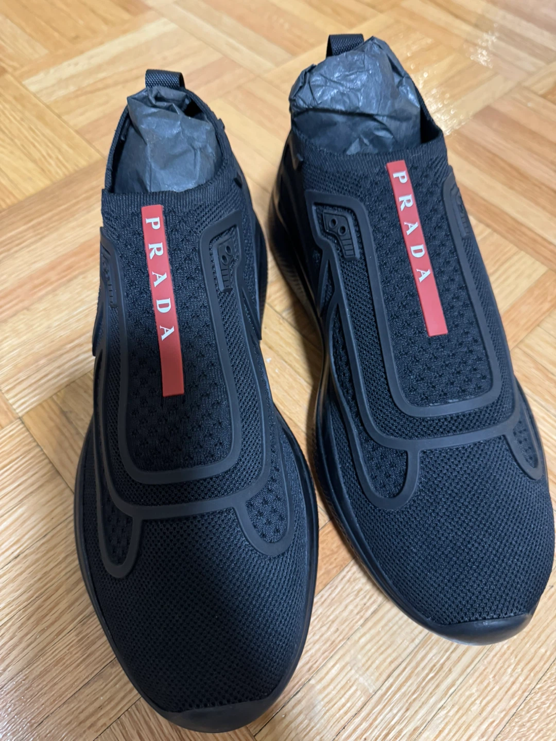 Prada Black Sneakers Authentic