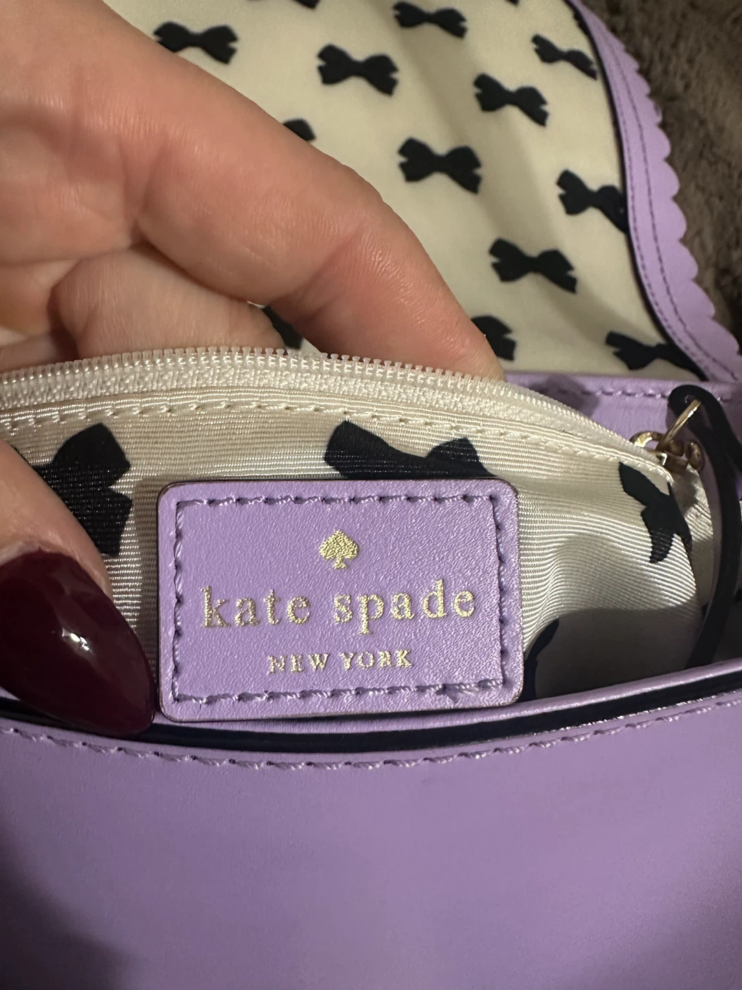 Kate Spade Lavender Crossbody Bag