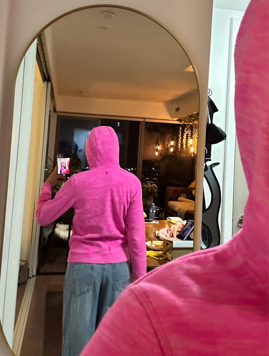 Pink Fleece Zip-Up Hoodie - photo 5