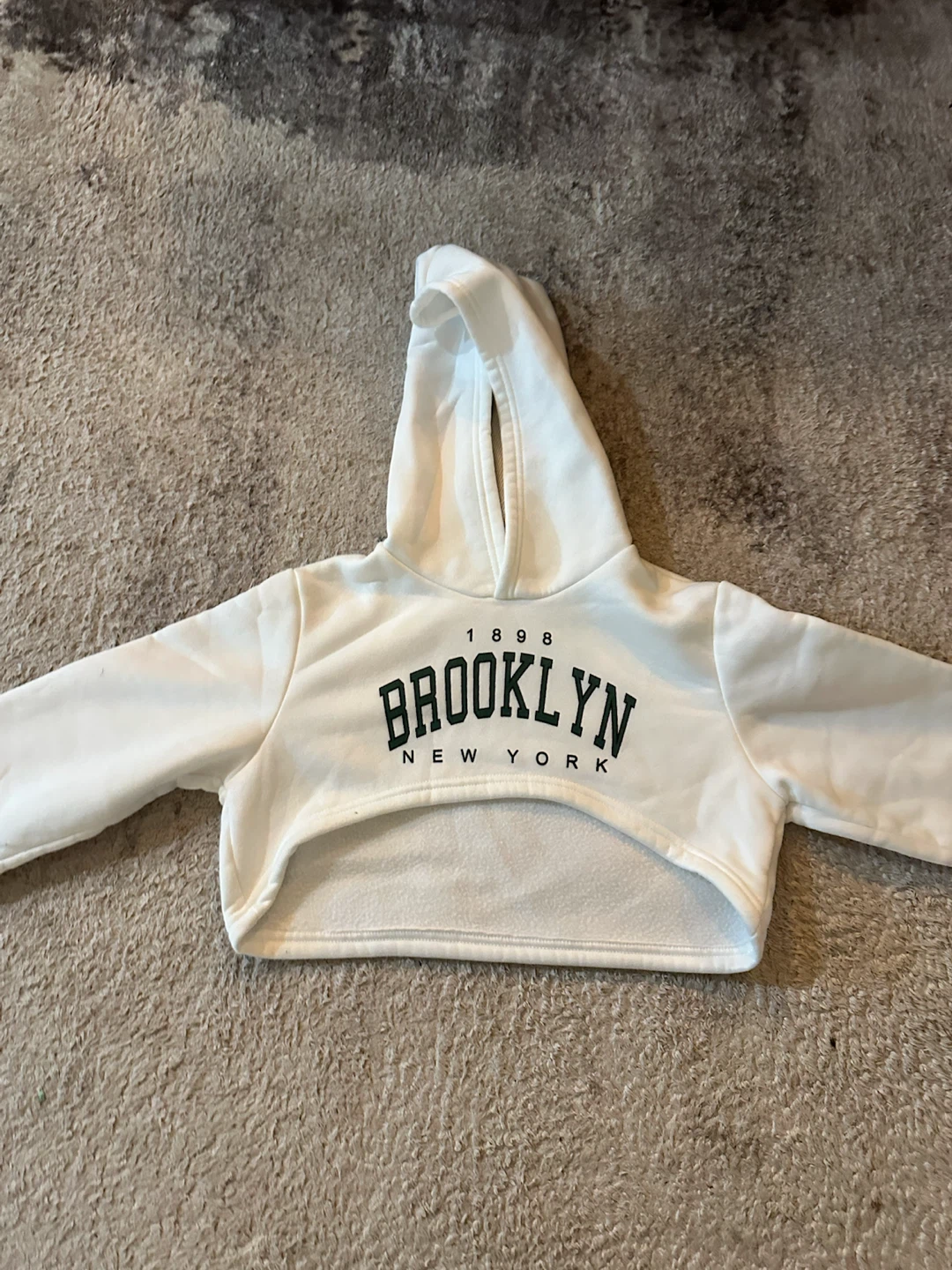 Brooklyn New York Crop Hoodie