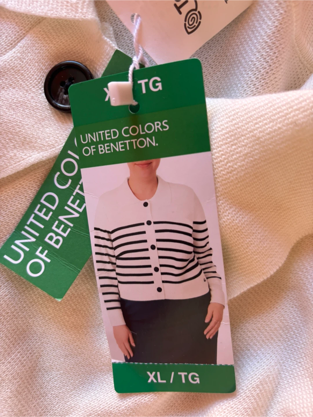 United Colors of Benetton Striped Cardigan - photo 2