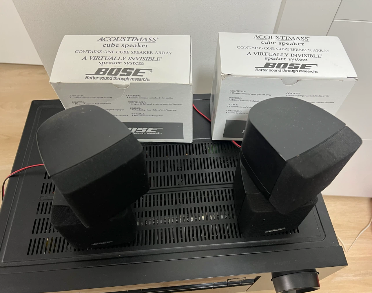 BOSE Double cube Speakers with wires - photo 2
