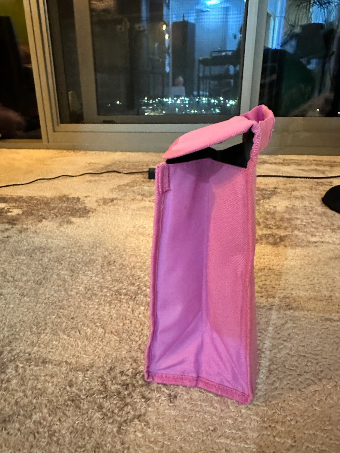 Pink insulated lunch bag - photo 3