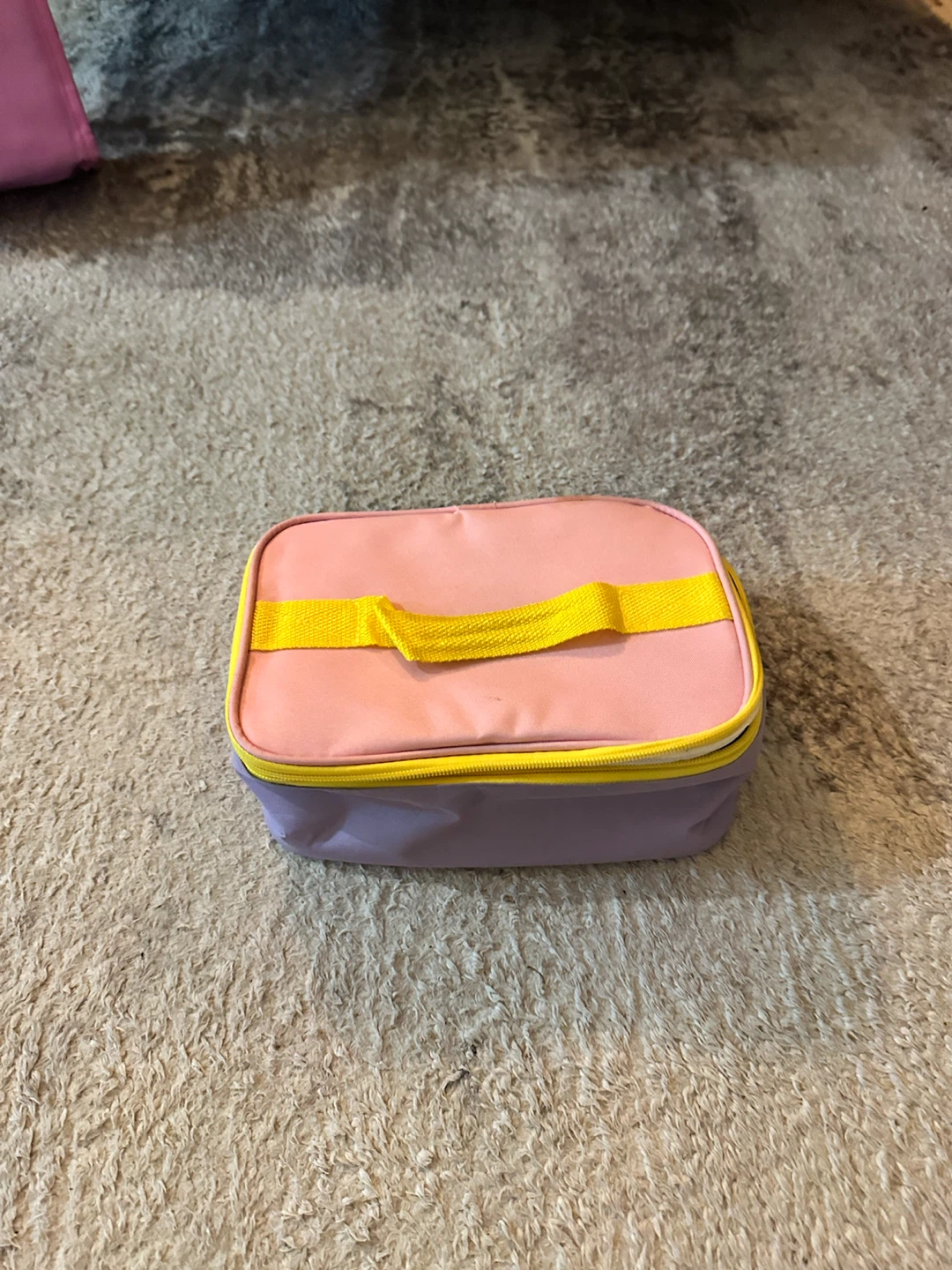 Insulated Lunch Bag - Pink and Purple