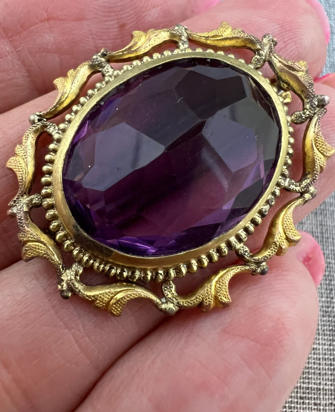 Stunning Vintage Victorian-Style Brooch - photo 2