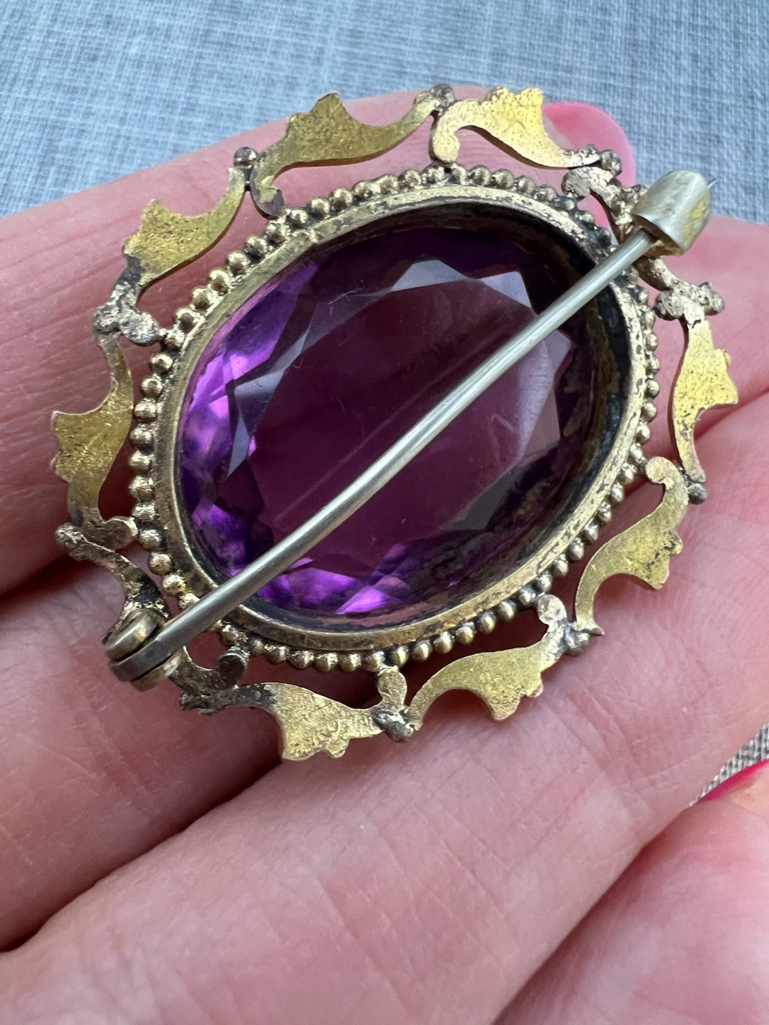 Stunning Vintage Victorian-Style Brooch - photo 3