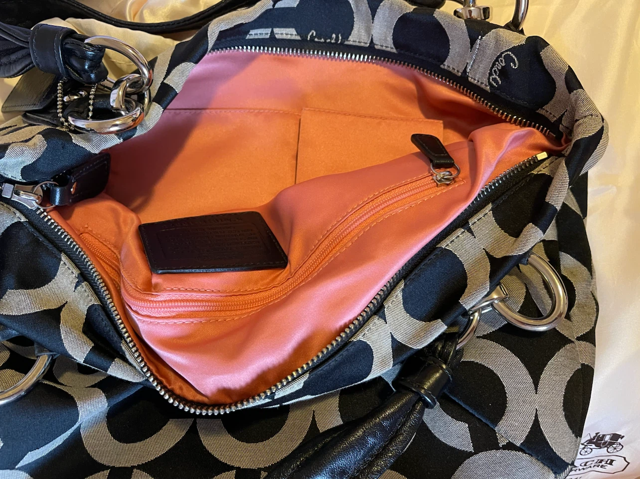 Coach Signature Print Shoulder Bag - photo 3