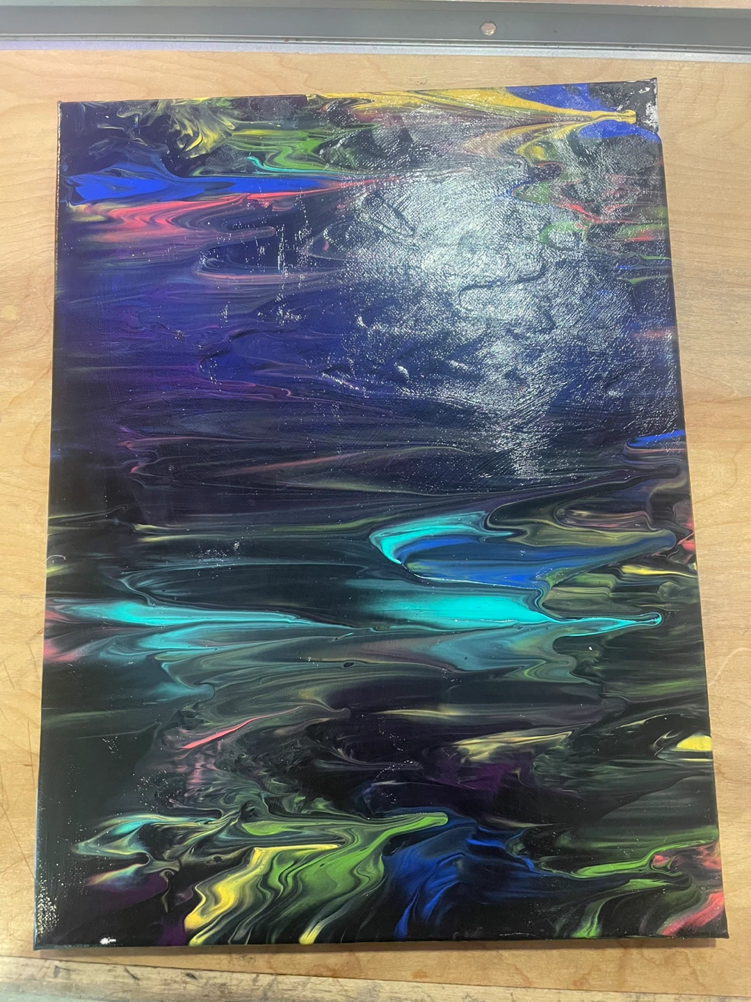 Abstract Acrylic Pour Canvas Art