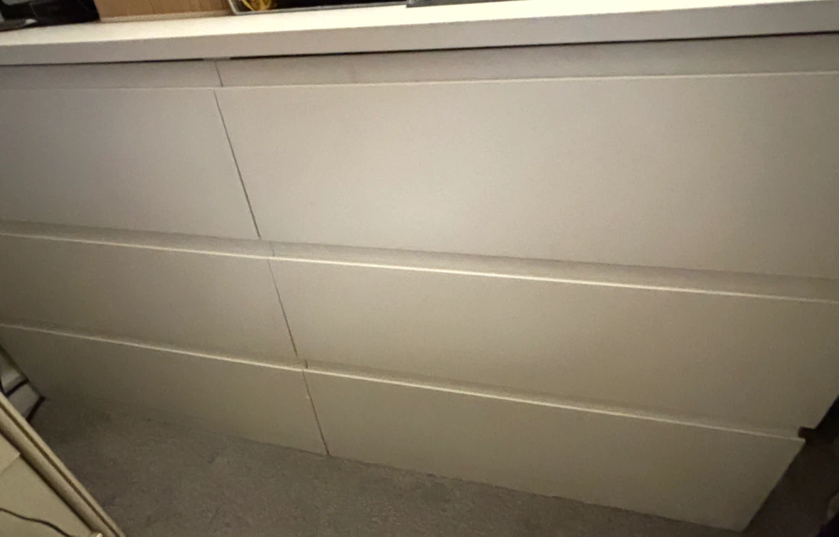IKEA Malm 6-Drawer Dresser White