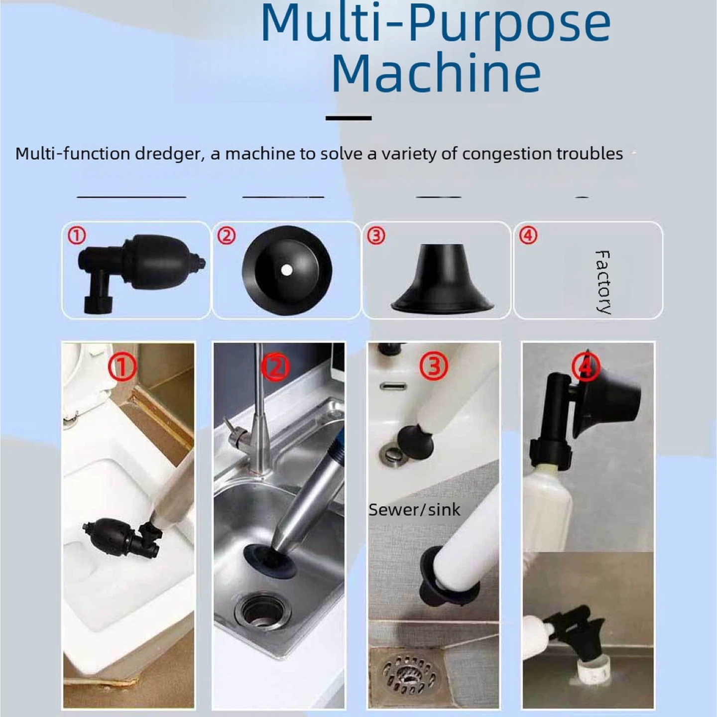 Cordless Electric Drain Dredger - photo 2