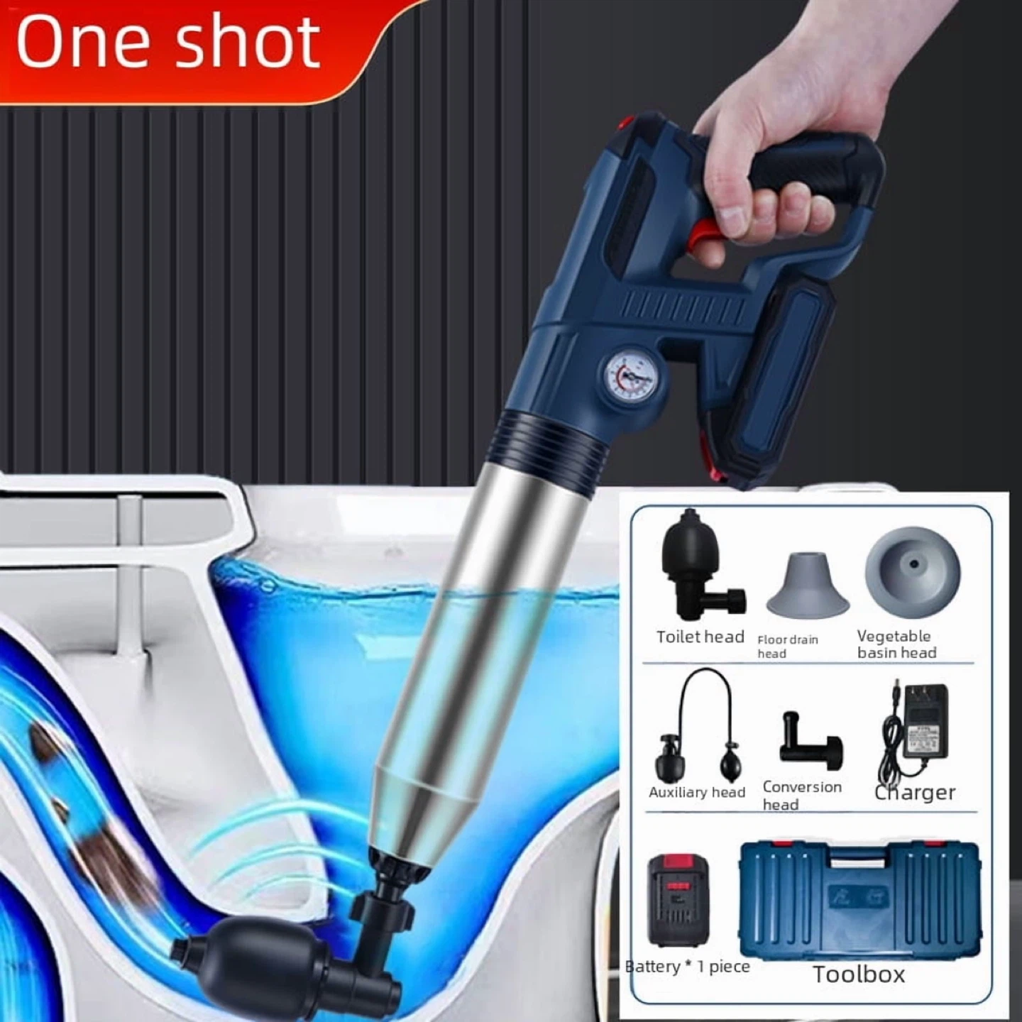 Cordless Electric Drain Dredger