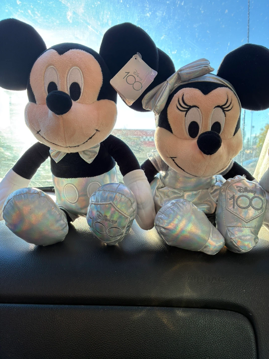 Disney 100 Mickey and Minnie Plush Set $60