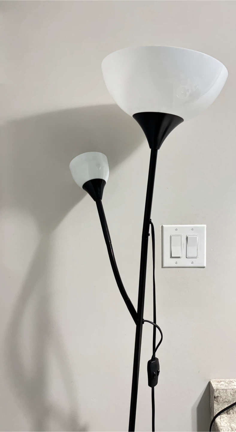 Black Mother-Daughter Floor Lamp