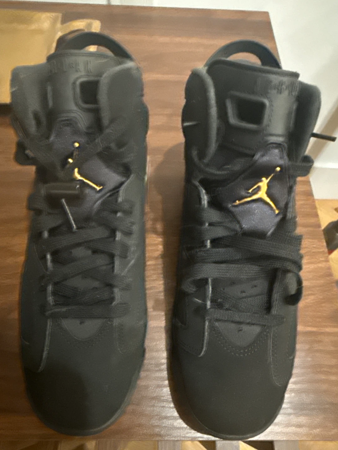 Air Jordan 6 Retro DMP (GS) Black Metallic Gold