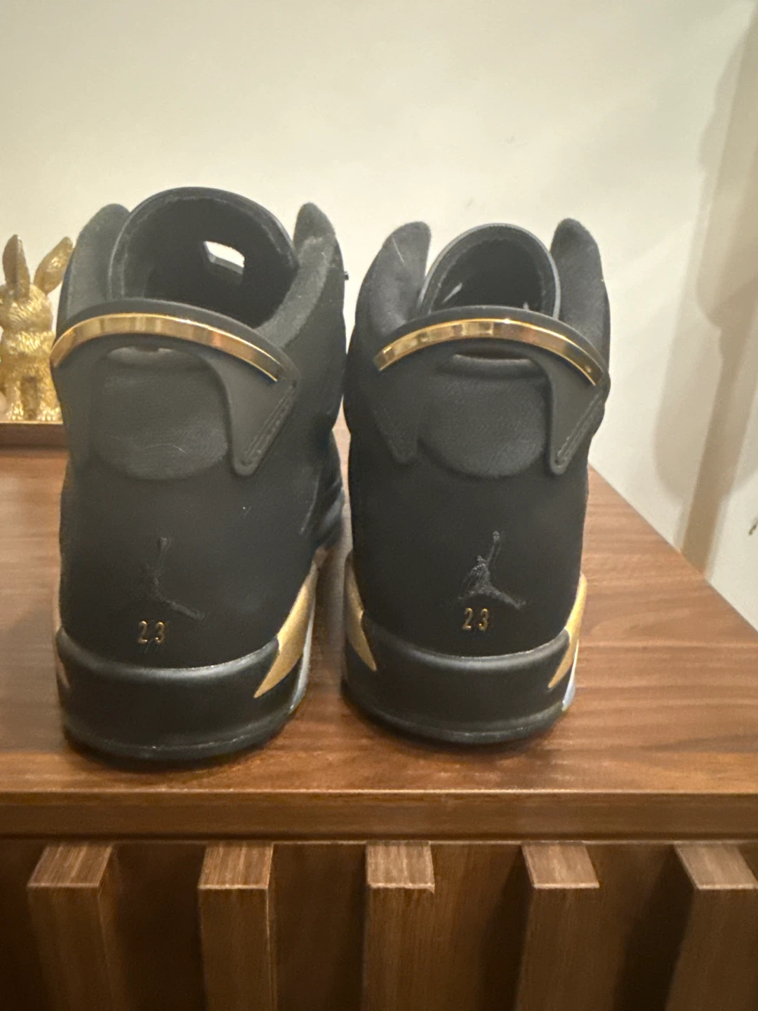 Air Jordan 6 Retro DMP (GS) Black Metallic Gold - photo 4