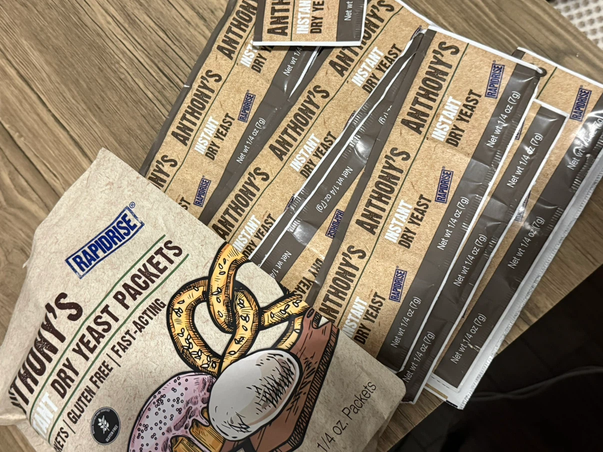 40 packs Anthony's Instant Dry Yeast Packets