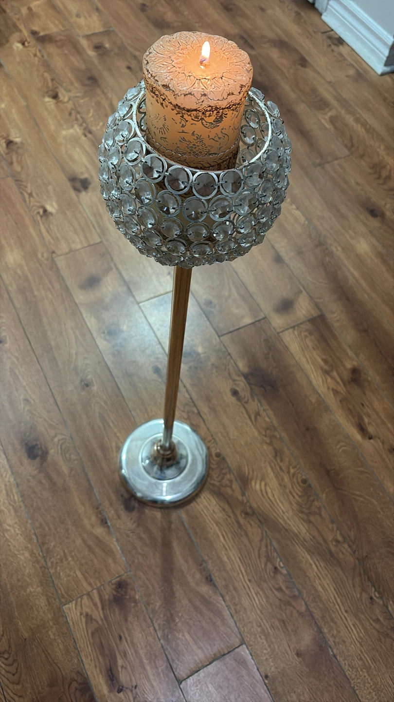 Crystal Globe Floor Candle Holder( without candle) - photo 2