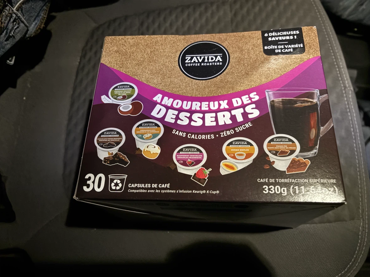 Zavida Dessert Lovers K-Cup Variety Pack 30 Count